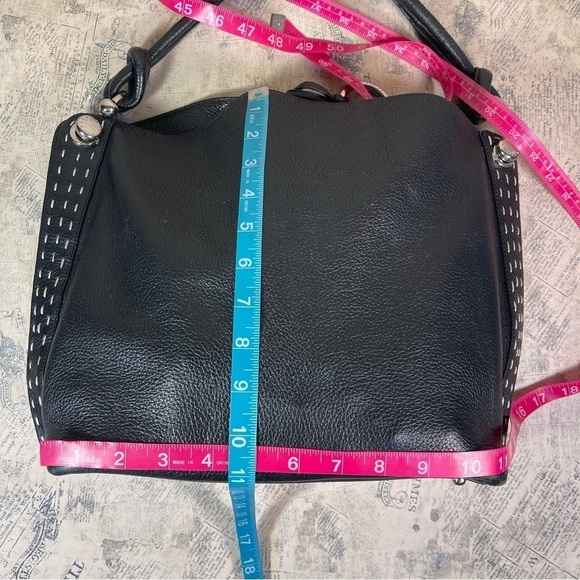 BCBGMaxAzria Genuine Pebble Leather Shoulder Bag - Picture 13 of 15